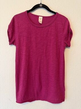 We The Free Short Sleeve Crewneck Tee in Berry